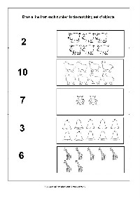 Match - Eight Worksheets -Draw