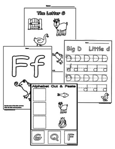  Printable Preschool Alphabet Worksheets