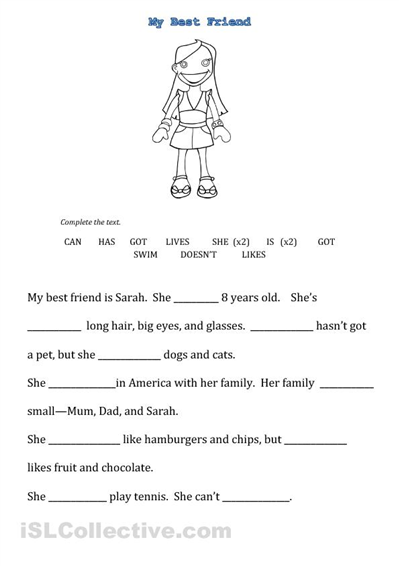 13 Best Images of Friends Worksheet Printable - Free Printable