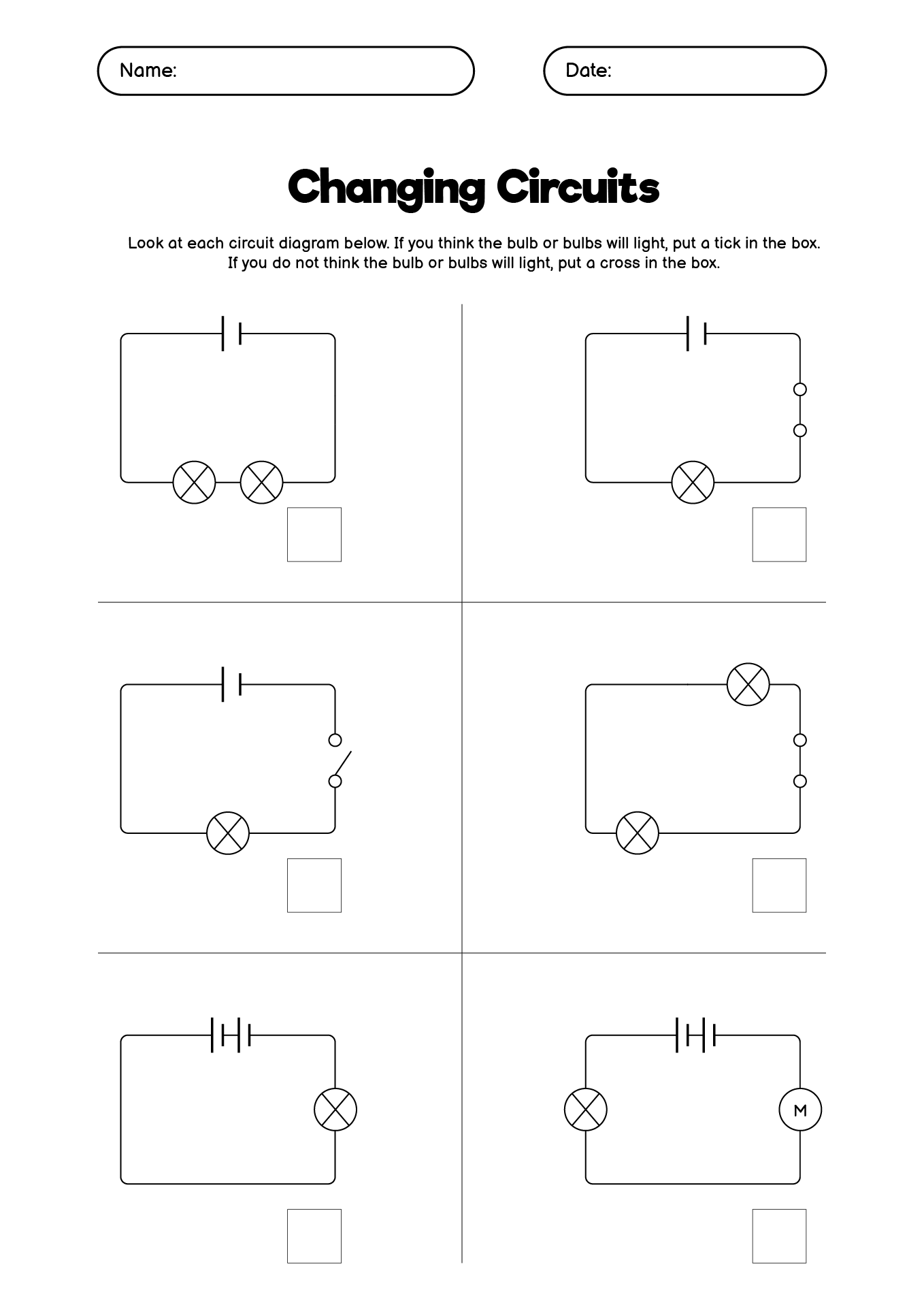 7 Best Images of Series Circuit Problems Worksheet - Series and