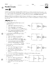 Series Parallel Circuit Worksheet Answers