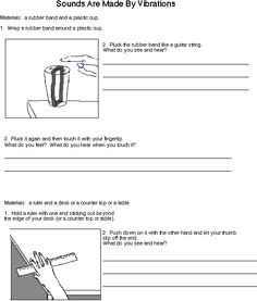 Sound and Vibration Worksheets