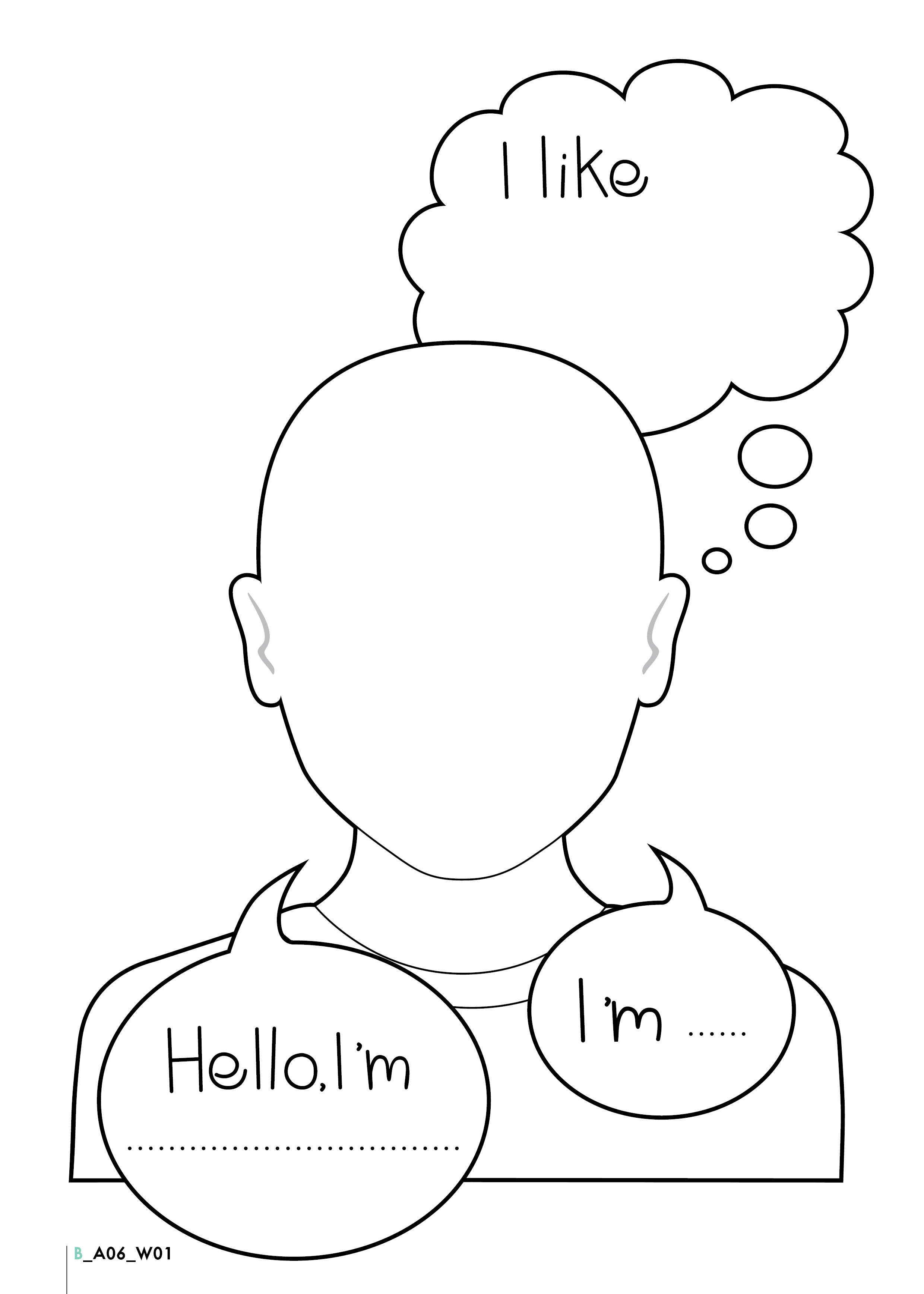 10 Best Images of Draw A Person Worksheet - Person Outline Template