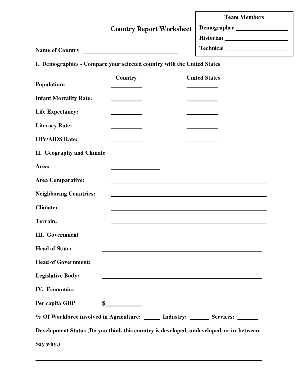 country-report-template-middle-school