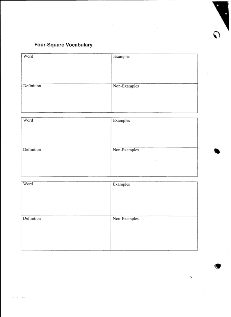 Four Square Vocabulary Template Printable Free Printable Templates four-square-vocabulary-template-printable-free-printable-templates