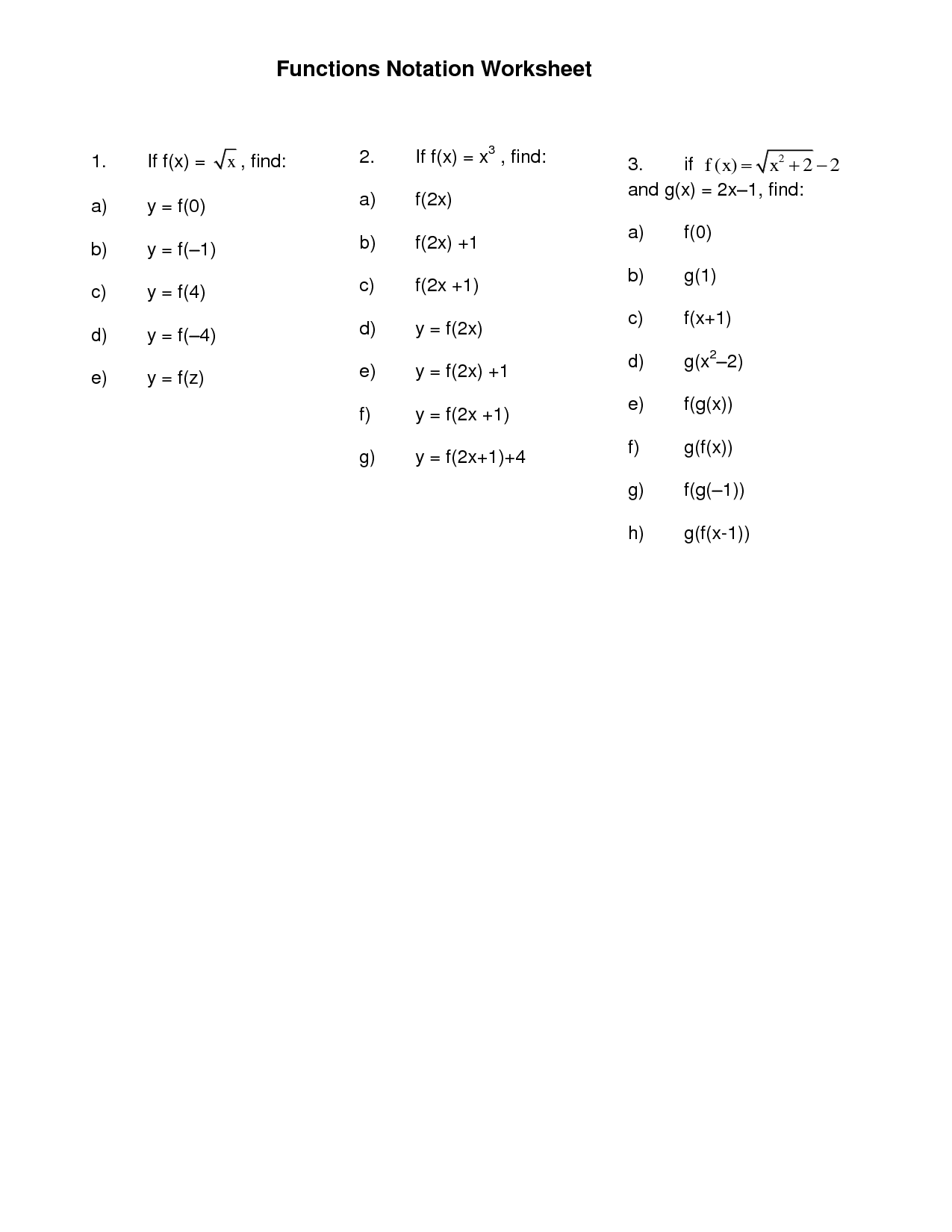function-notation-worksheet-answers