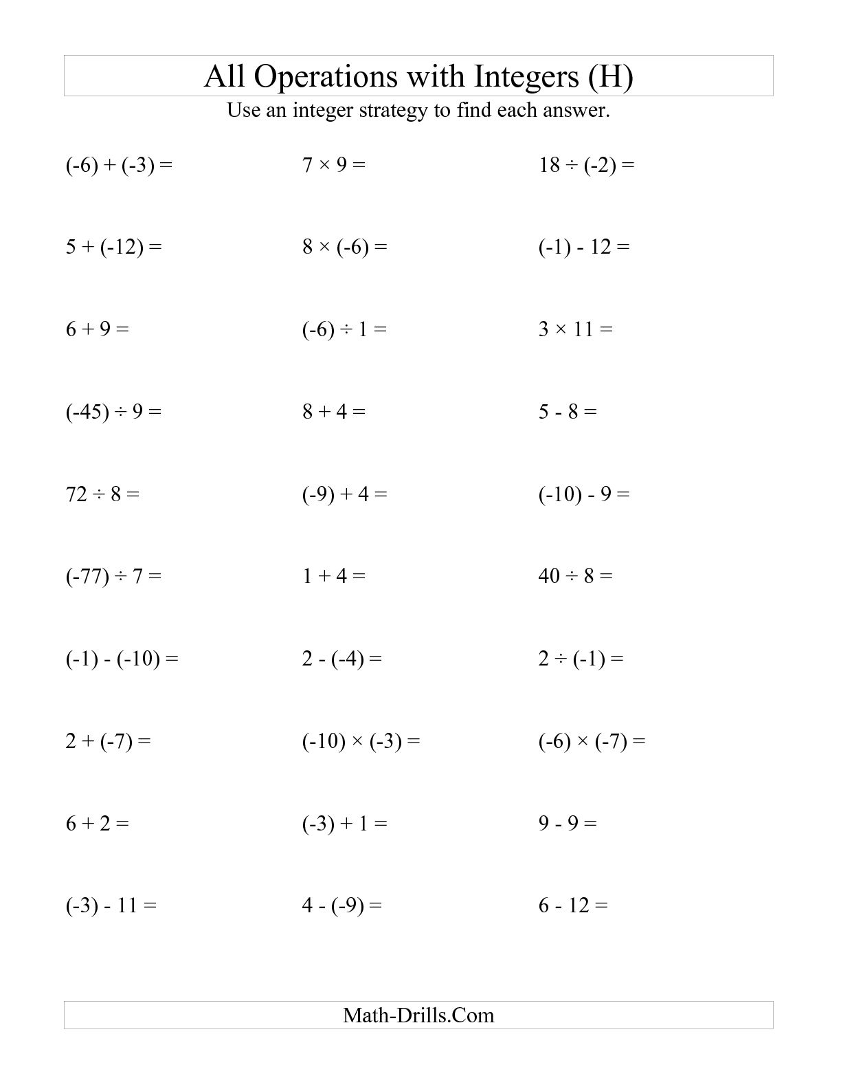 multiplying-and-dividing-negative-numbers-worksheet