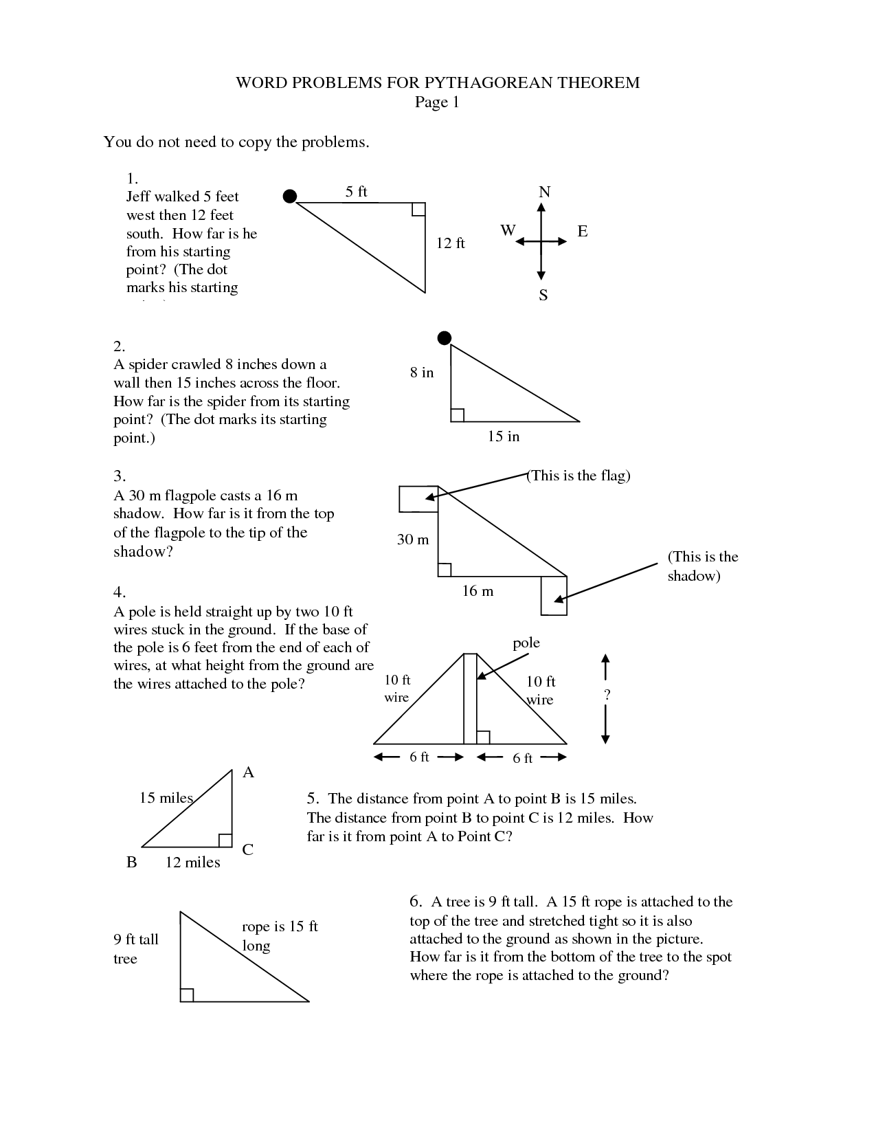 16-best-images-of-pythagorean-theorem-word-problems-worksheet-pythagorean-theorem-word