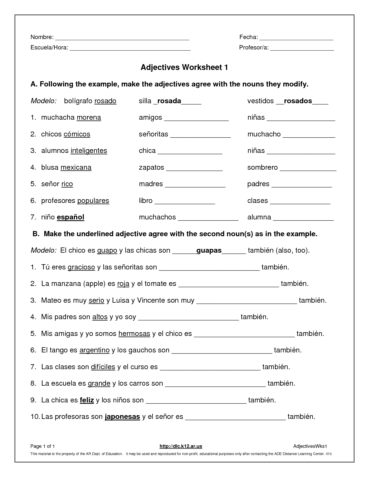 adjectives-pictures-worksheets-driverlayer-search-engine