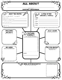 All About Me Graphic Organizer