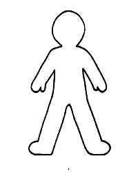 Person Outline Template