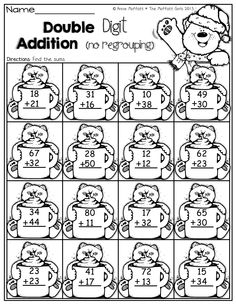 Double-Digit Addition No Regrouping