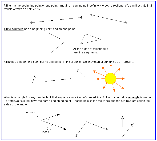 Lines And Angles Worksheet