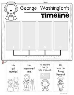 15 Best Images of First Grade Timeline Worksheets - George Washington