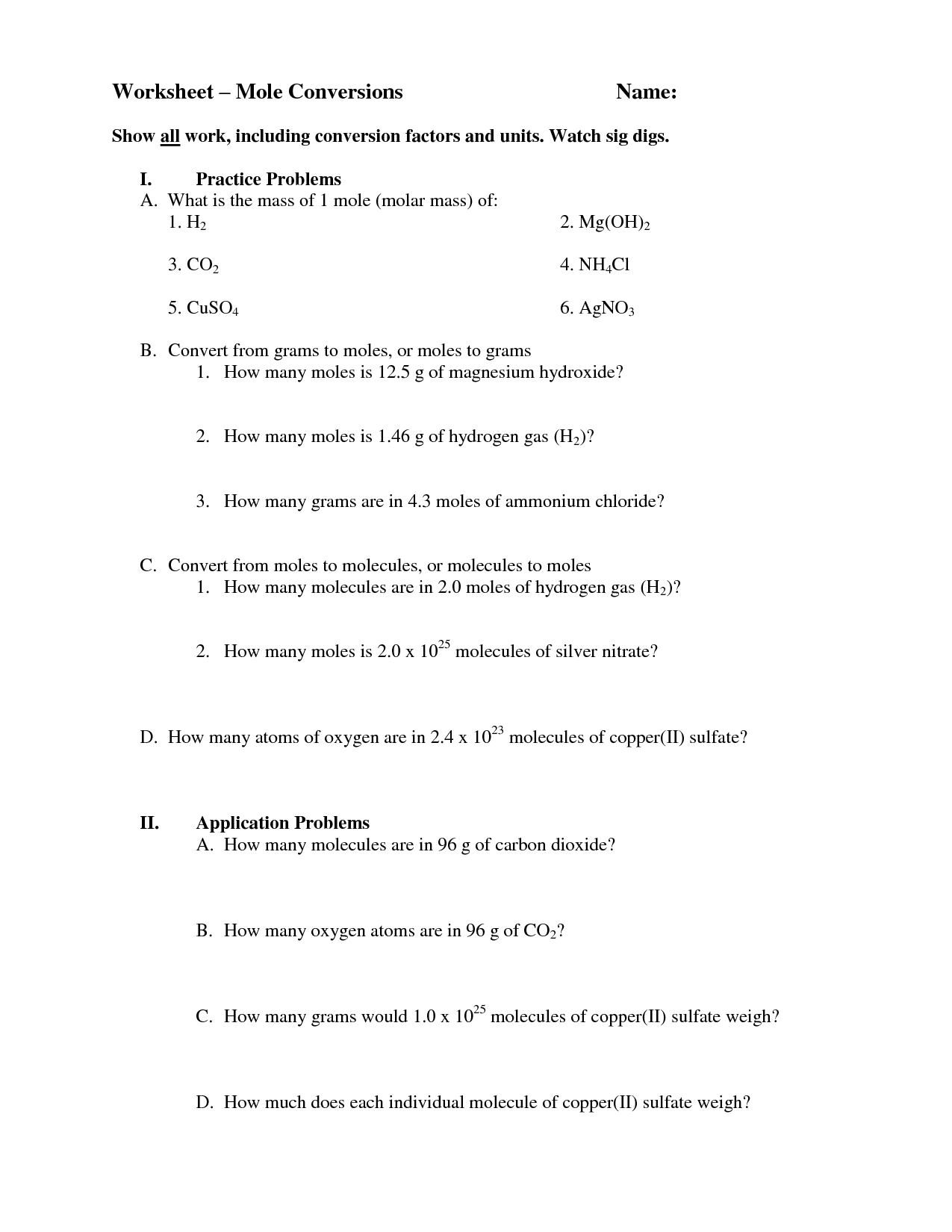 10 Best Images of Moles And Mass Worksheet Answers Moles and Molar Mass Worksheet, Mole 10 Best Images of Moles And Mass Worksheet Answers Moles and Molar Mass Worksheet, Mole