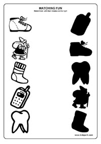 17 Best Images of Fall Shadow Matching Worksheets - Shadow Matching