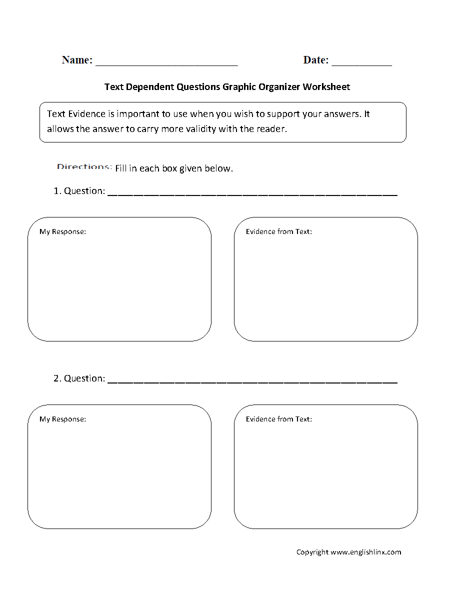 Text Structure Worksheet 4th Grade