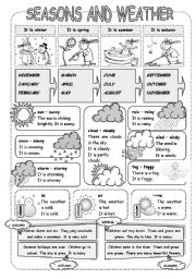 Weather and Seasons Worksheets