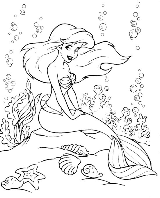 Barbie in a Mermaid Tale Coloring Pages