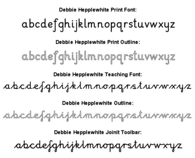 Cursive Handwriting Fonts