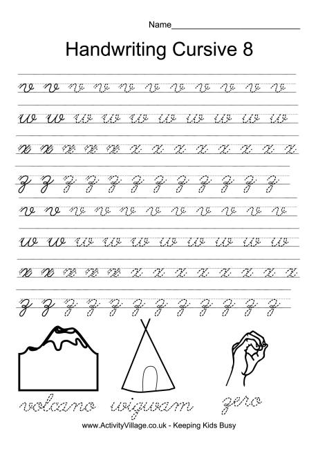 17 Best Images of Amazing Handwriting Practice Worksheets - Cursive