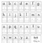 Handwriting Without Tears Lowercase Letters Printable