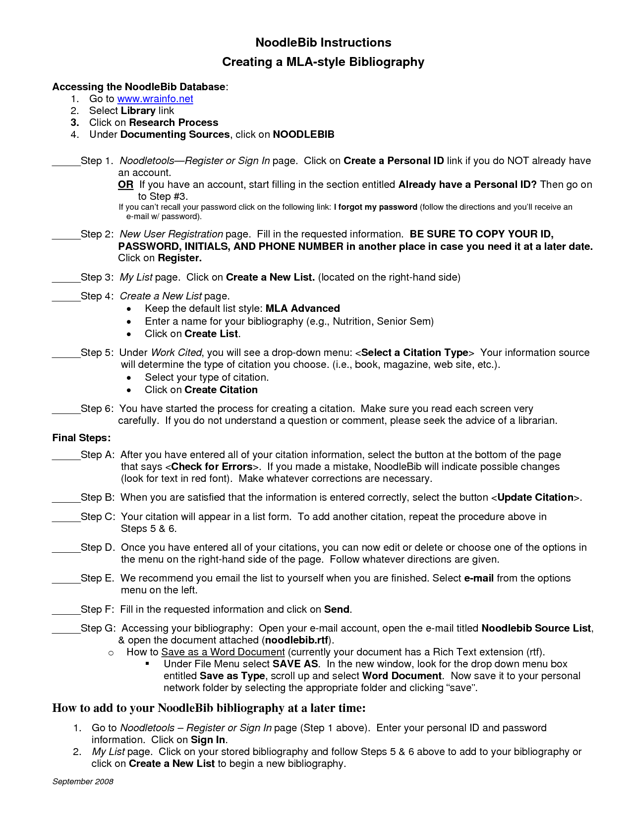 MLA Format of an Annotated Bibliography | Annotated ...