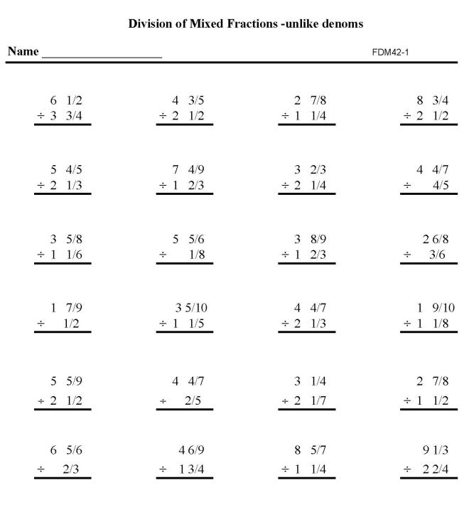 Printable Multiplication And Division Pictures 96