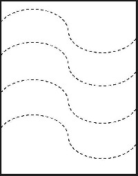 Curved Line Tracing Worksheets Preschool