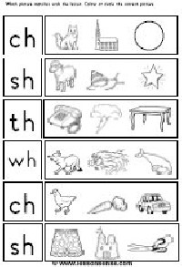 Digraph Worksheets Kindergarten