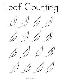 Small Leaves Coloring Pages