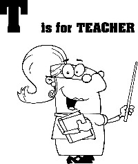 Teacher Coloring Pages Printable