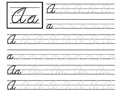 14 Best Images of 3rd Grade Cursive Worksheets Printable  Free Printable Cursive Practice 