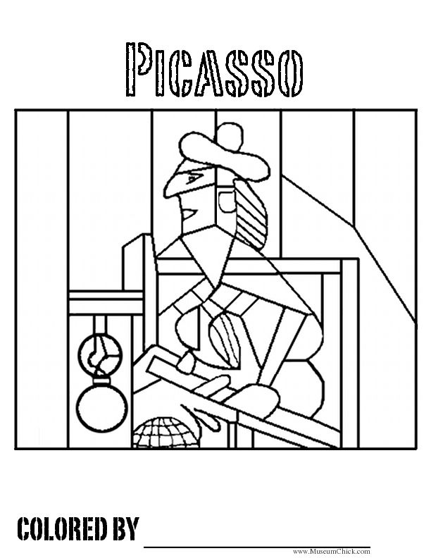 10 Best Images Of Spanish Painters And Worksheets Free Picasso Printable Coloring Pages 10 Best Images Of Spanish Painters And Worksheets Free Picasso Printable Coloring Pages