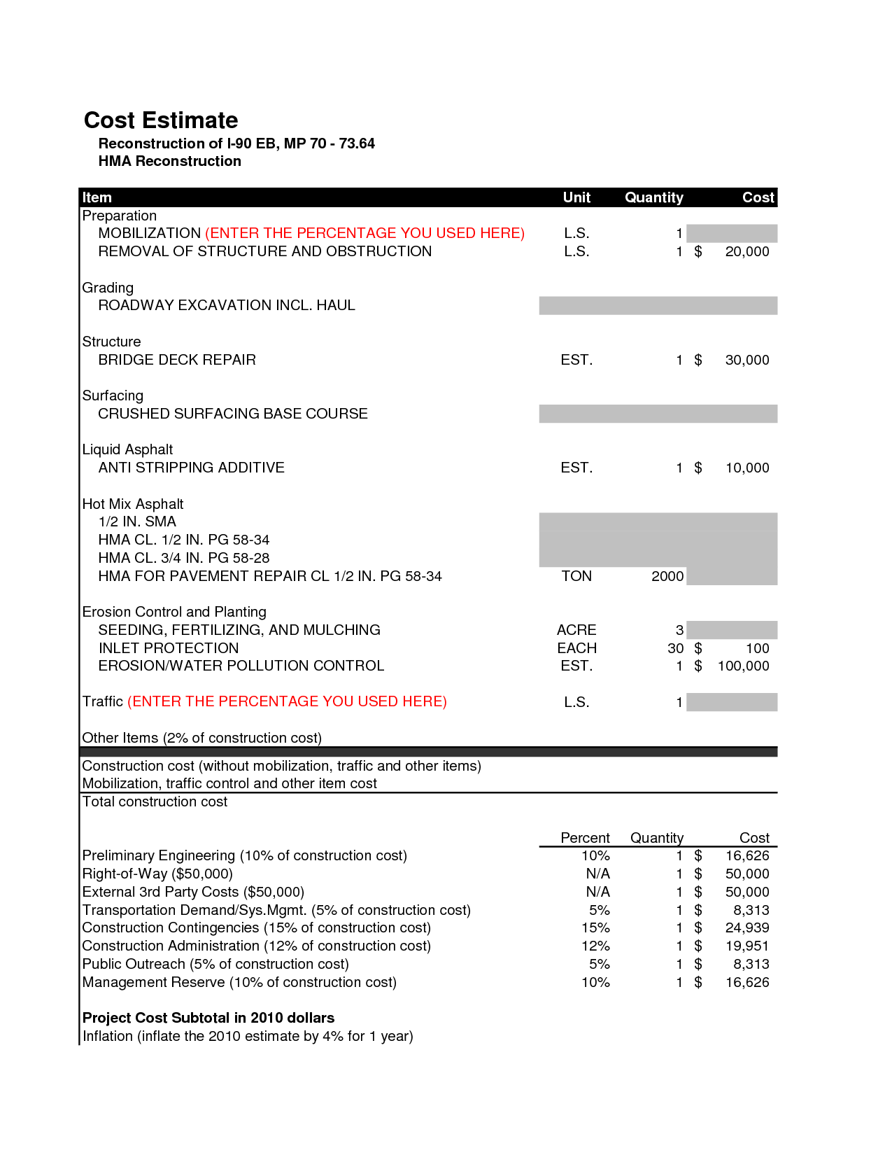 6 Best Images of Remodel Budget Worksheet - Bathroom Estimate Worksheet