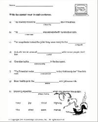 3rd Grade Vocabulary Words Worksheets