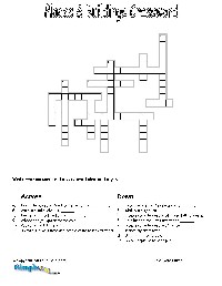 ESL Crossword Puzzles Worksheets