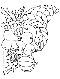 Fall Harvest Coloring Pages Printable