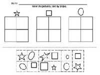Sorting by Size Worksheets