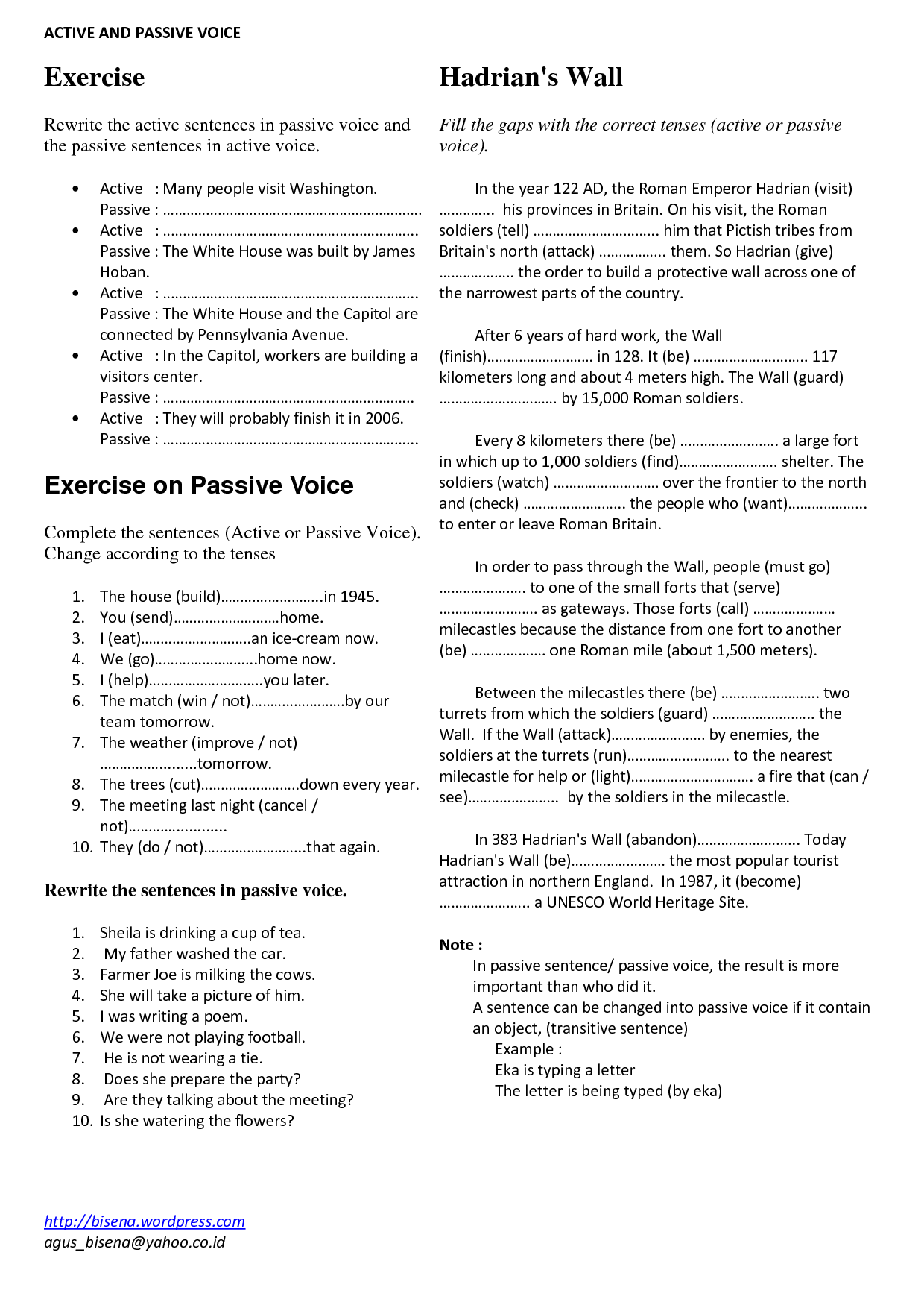 Active And Passive Transport Worksheet