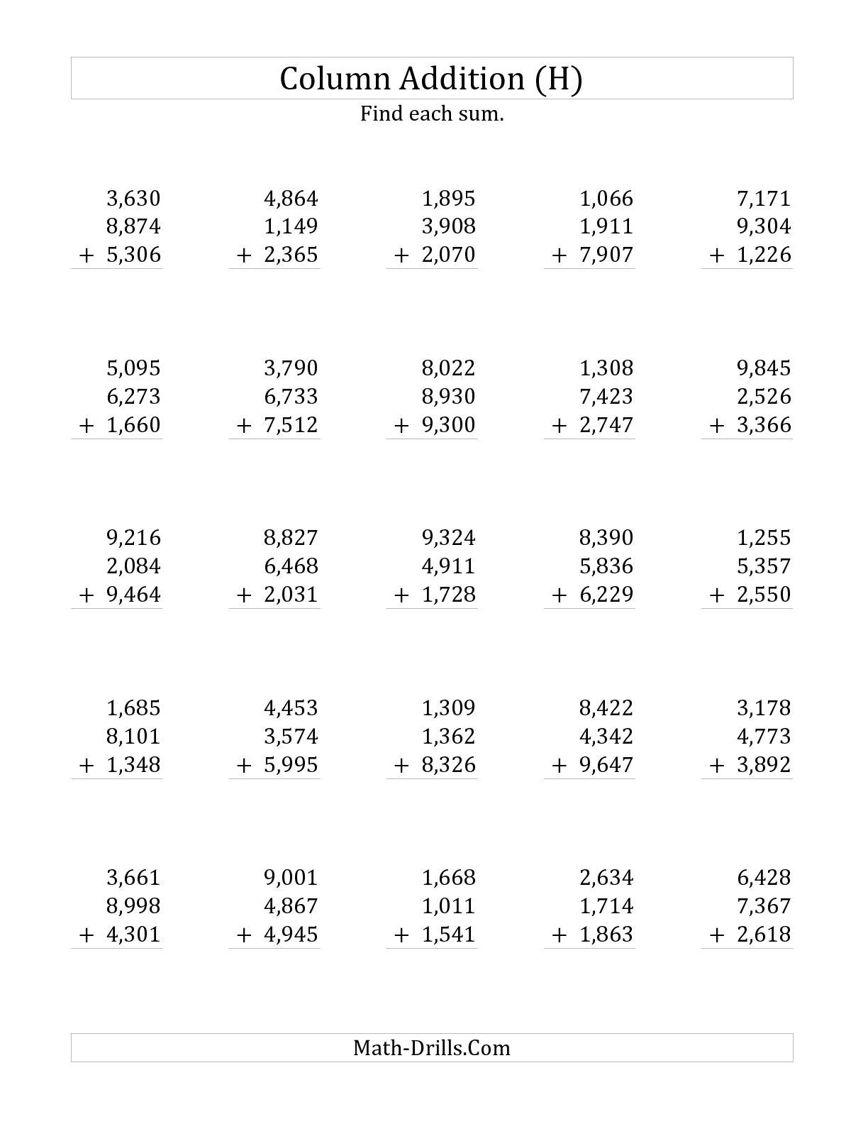 adding-and-subtracting-4-digit-numbers-worksheet