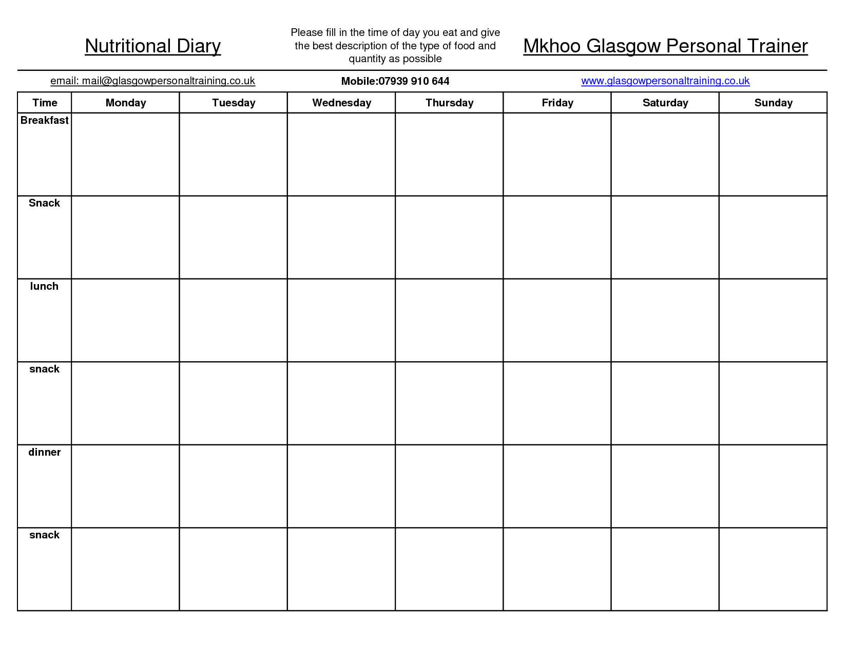 18 Best Images Of Food Journal Worksheet Daily Food Tracker Printable 18 Best Images Of Food Journal Worksheet Daily Food Tracker Printable