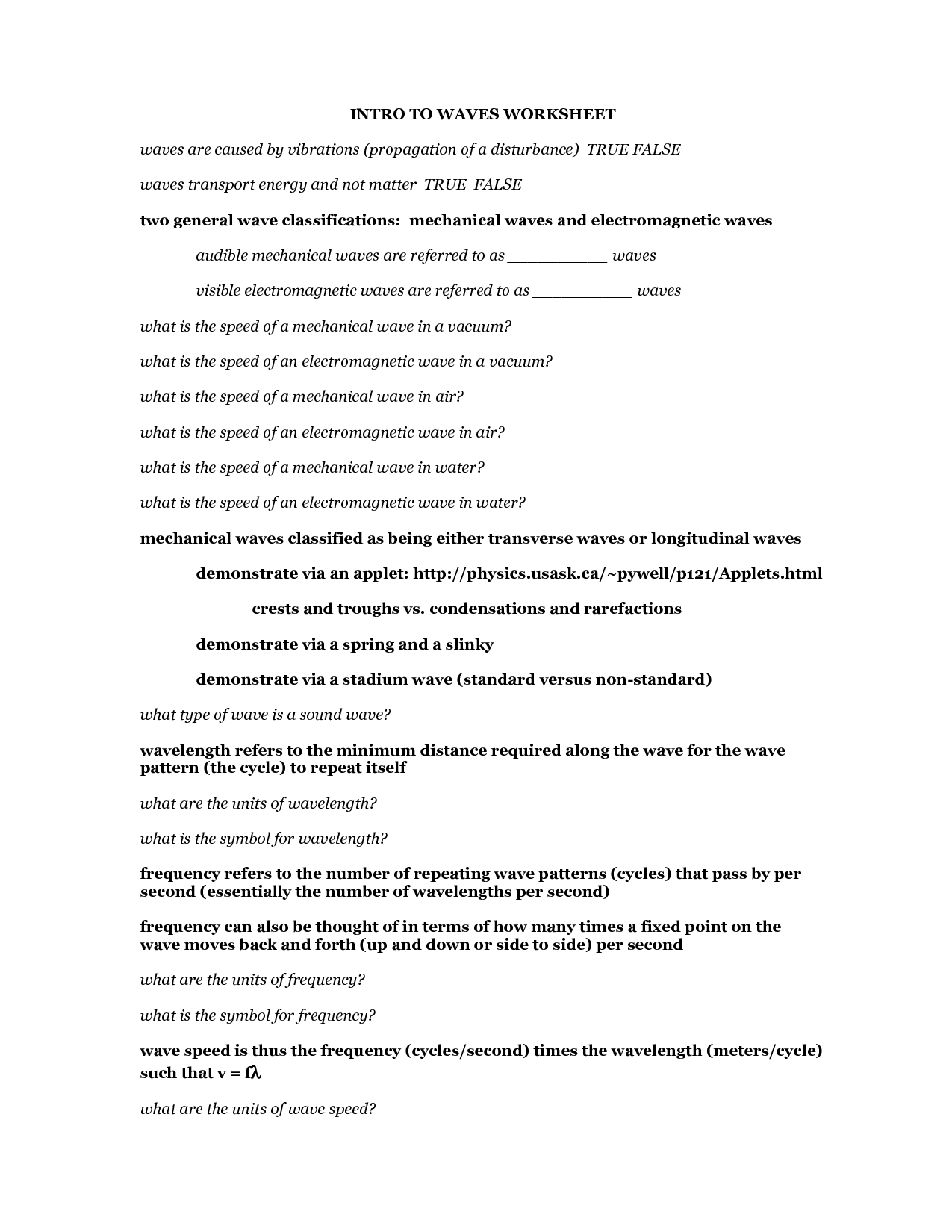 properties-of-sound-waves-worksheet-answers