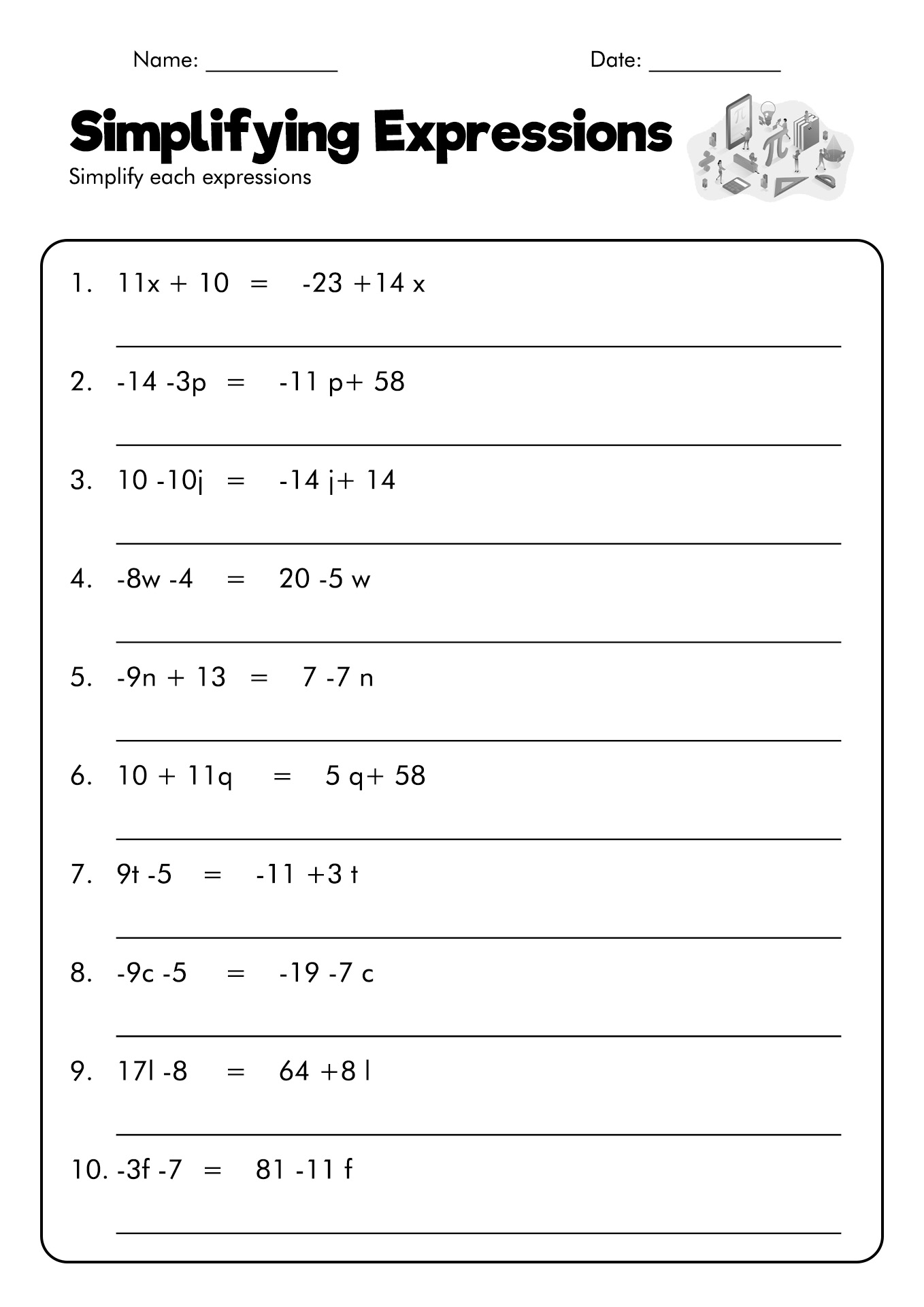 simplify-expressions-worksheet-grade-6-worksheet-expressions