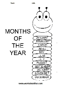 Days Months Years Worksheets