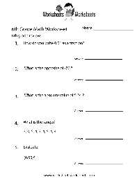 Free Printable Math Worksheets for 6th Grade