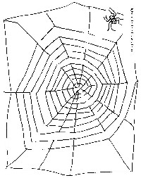 Halloween Spider Web Maze