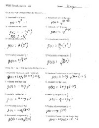 Kuta Software Infinite Algebra 1 Factoring Trinomials