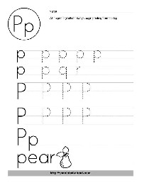 Letter P Activities Worksheets
