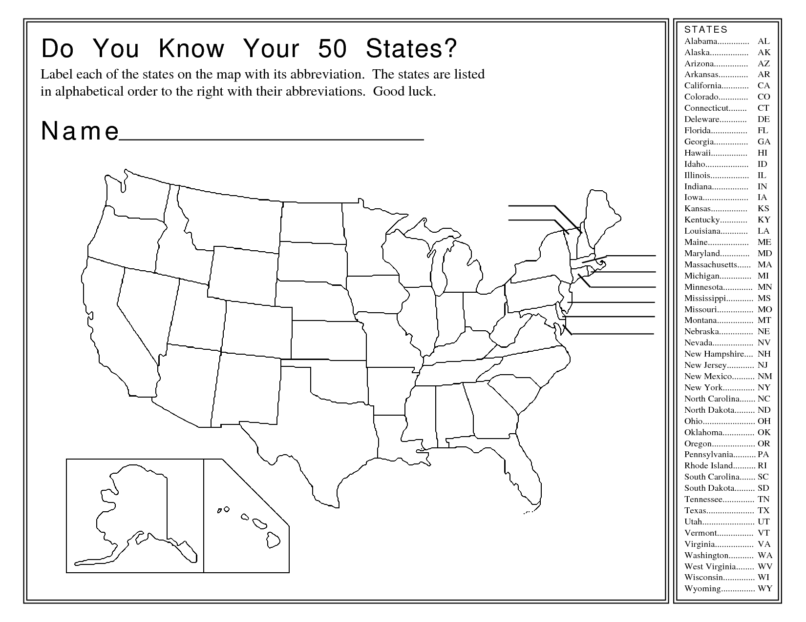 12 Best Images Of Us States Worksheets 5th Grade United States